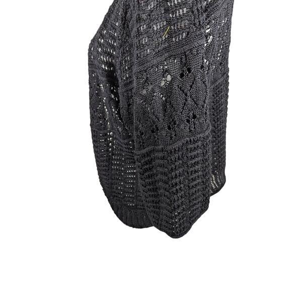 J M Collection shrug Vtge Sz XL 43 bustCrochet open front see description - Picture 4 of 9